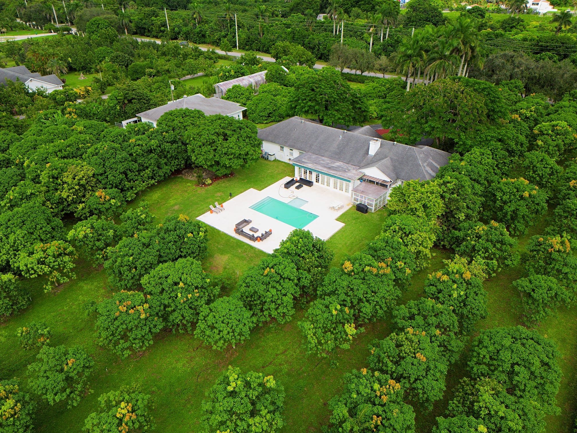 27950 SW 182nd Ave, from the air, photograph 5 of 169