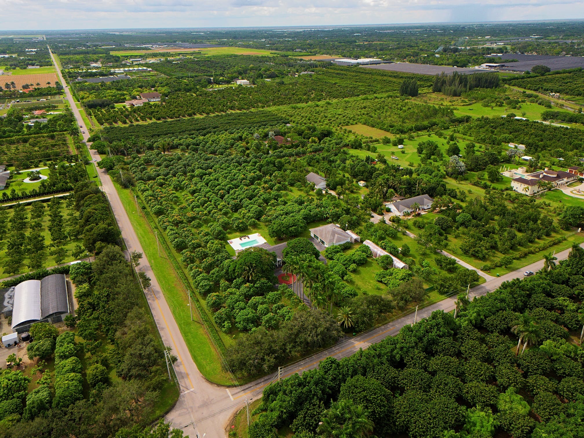 27950 SW 182nd Ave, from the air, photograph 4 of 169