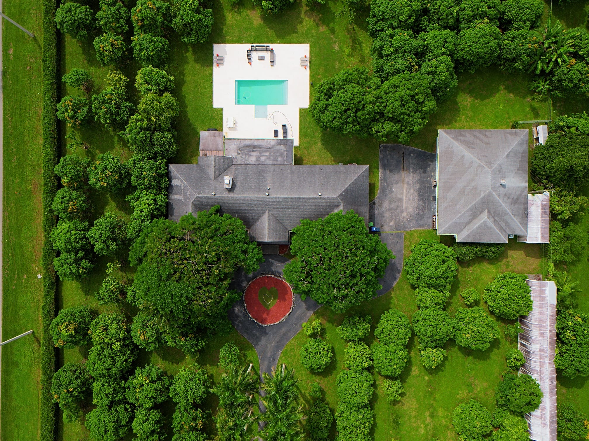 27950 SW 182nd Ave, from the air, photograph 2 of 169